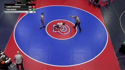 147 lbs Consi Of 8 #2 - Lance Davidson, Dubois vs Tom Worth, Harbor Creek