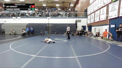 62 lbs Quarterfinal - Hudson Vesper, Middleton Wrestling Club vs Jett Bradley, Shootbox Rigby