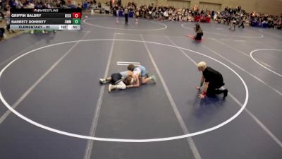 Elementary - 135 lbs Kellan Colford, Becker vs Hunter Haskins, Zimmerman