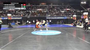 285 lbs Champ. Round 1 - Myles Johnson, Ohio Northern vs Caleb Burkhart, Wilkes