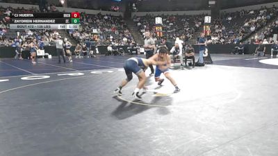 138 lbs Quarterfinal - Cj Huerta, Buchanan (CS) vs Zaydrein Hernandez, St. John Bosco (SS)