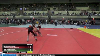 70 lbs Cons. Round 3 - August Kruse, Centennial Youth Wrestling vs Micah Rivard, Anoka Youth Wrestling