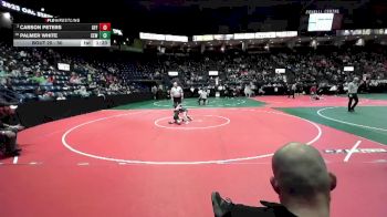 50 lbs Champ. Round 1 - Carson Peters, GFF3 vs Palmer White, CEW1