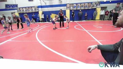 43 lbs Rr Rnd 4 - Renezmae Merrell, Mannford Pirate Youth Wrestling vs Bradley Francis, Skiatook Youth Wrestling