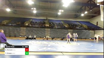 197 lbs Quarterfinal - Kalob Runyon, Northern Iowa vs Thomas Dineen, South Dakota State