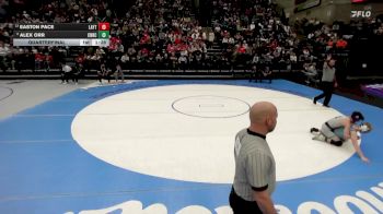 6A 120 lbs Quarterfinal - Alex Orr, Corner Canyon vs Easton Pace, Layton