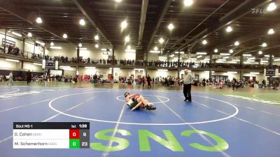 160 lbs Rr Rnd 1 - Gabe Cohen, Garden City vs Max Schemerhorn, Shenendehowa