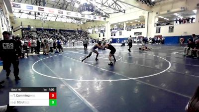 189 lbs Round Of 32 - Tyler Cumming, Mt. Olive vs Jake Stout, Conwell-Egan Catholic