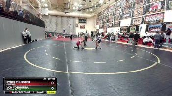 99-103 lbs Round 2 - Von Yoshimura, Ralston Valley vs Ryder Thurston, Chatfield