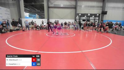 105 kg Quarterfinal - Mylah Steinbuch, PA West Black vs Chloe Hoselton, WOW