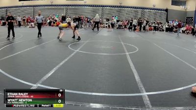 105 lbs Round 2 (8 Team) - Wyatt Newton, FCA Hurricanes vs Ethan Raley, Junior Terps Xtreme