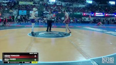 A - 170 lbs Champ. Round 1 - Aidan Toniazzo, Hamilton vs Beau Mares, Laurel