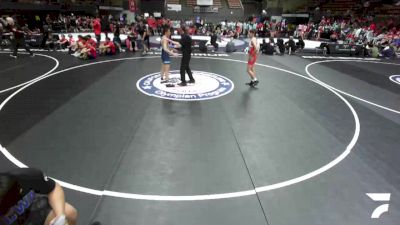 132 lbs Jakob Castillo, SJWA - San Joaquin Wrestling Association vs Evan Vasquez, KCWA - Kern County Wrestling Association