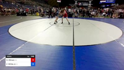 160 lbs Cons 32 #2 - Oliver Ollman, Minnesota vs Zach White Jr., Indiana