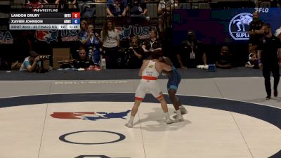 63 Finals kg Champ. Round 3 - Landon Drury, NMU-National Training Center vs Xavier Johnson, Army (WCAP)