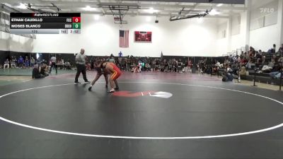 174 lbs Quarters & 1st Wb (16 Team) - Ethan Caudillo, Fresno City College vs Moses Blanco, Skyline College
