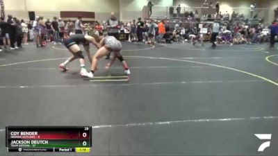 170 lbs Semis & 1st Wrestleback (8 Team) - Jackson Deutch, Team Gotcha vs Coy Bender, Indiana Outlaws