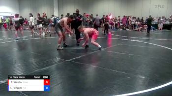 195 lbs 1st Place Match - Zach Weidler, SWAT (Sheldon Wrestling Academy Training) vs Timothy Peoples, Florida