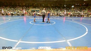 100 lbs Consi Of 16 #2 - Kardyn Prasch, Harrah Little League Wrestling vs Noah Arceneaux, Jesup Mat Club