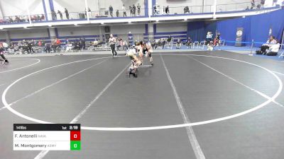 141 lbs Consi Of 16 #1 - Frank Antonelli, Naval Academy vs Mark Montgomery, Army-West Point