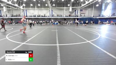 285 lbs Round Of 32 - Nathan Carnes, Unattached-Presbyterian College vs Larry Vola, University Of Maryland