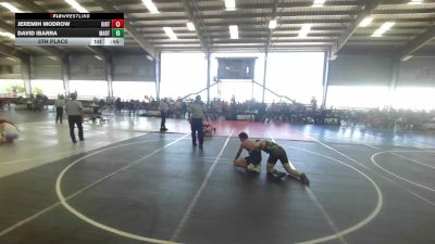 156 lbs 5th Place - Jeremih Modrow, Kirtland Broncos vs David Ibarra, Martinez School Of Wrestling