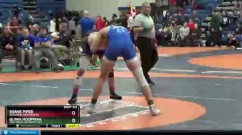 165 lbs Cons. Round 2 - Quinn Hoopman, Concordia University (WI) vs Shane Piper, Wisconsin-Whitewater