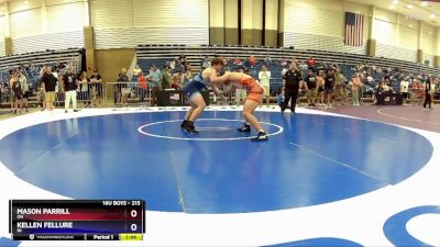 215 lbs Quarterfinal - Mason Parrill, OH vs Kellen Fellure, IN