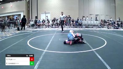 74 lbs Consi Of 8 #1 - Devin Frye, Eastern Oregon Elite vs Eli Lovasco, Savage House WC