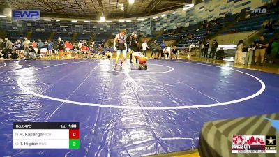 138 lbs Consi Of 16 #1 - Malachi Kapenga, Michigan Premier WC vs Ryder Higdon, MWC Wrestling Academy, NE