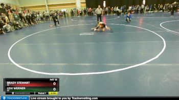 67 lbs Champ. Round 1 - Brady Stewart, WI vs Levi Werner, WI