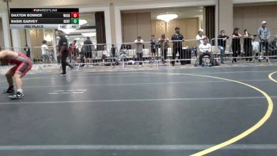 144 lbs 3rd Place - Daxton Bonner, Wasatch WC vs Rasik Garvey, Ocrtc