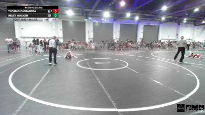 40 lbs Quarterfinal - Thomas Castaneda, El Paso Texas WC vs Kelly Walker, Top Notch