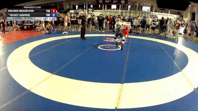 150 lbs Champ. Round 3 - Holden Brazelton, Patton Trained WC vs Wyatt Hoppes, Yorktown Wrestling Club