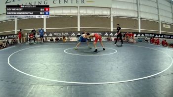 113 lbs Coy Mehlert, Iowa Blue vs Griffin Sensintaffar, Oklahoma Outlaws Blue
