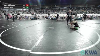 67 lbs Consi Of 8 #1 - Haze Mashburn, Collinsville Cardinal Youth Wrestling vs Patrick Real, Sallisaw Takedown Club