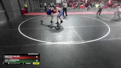 210 lbs Quarterfinal - Sawyer Malsin, Auburndale vs Sam Anderson, Fox Valley Saints