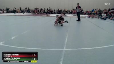 55 lbs Round 2 (3 Team) - Korbin Turner, Chatfield vs Casen Churchill, Red Rock Central