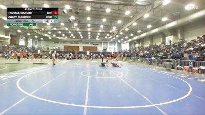 174 lbs Champ. Round 2 - Colby Cloutier, Merchant Marine vs Thomas Mancini, Cortland