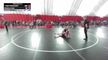 155 lbs Round 2 - Addi Treuthardt, Alber Athletics Wrestling Club vs Isabella Giza, Wisconsin