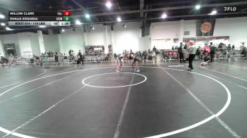 116 lbs Round Of 16 - Willow Clark, Falls Academy vs Dhalia Esqueda, Osoway