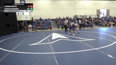 157 lbs Cons. Round 3 - Nicolas Naranjo, Hope International University vs Xander Erolin, San Francisco State