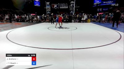 120 lbs Cons 32 #2 - Jonah Arellano, TX vs Tyson Roach, LA