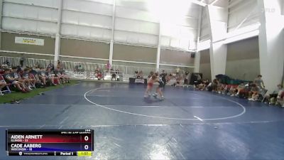 144 lbs Placement Matches (8 Team) - Aiden Arnett, Illinois vs Cade Aaberg, Wisconsin