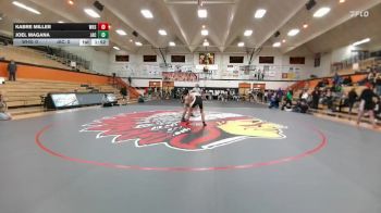 138 lbs Round 5 (6 Team) - Kabre Miller, Worland High School vs Joel Magana, Jackson