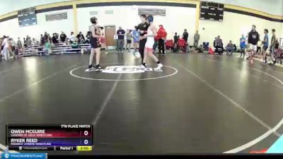 92 lbs 7th Place Match - Owen McGuire, Legends Of Gold Wrestling vs Ryker Reed, Midwest Xtreme Wrestling