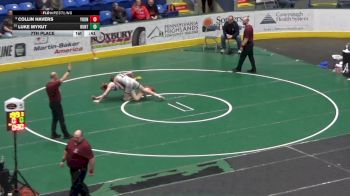 147 lbs 7th Place - Collin Havers, Youngsville vs Luke Mykut, Huntingdon