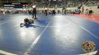 43 lbs Consi Of 8 #2 - Greyson Waag, Keystone Wrestling Club vs Paxton Leece, L-Town Titans