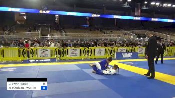 JADEYA SWAY REBER vs HANNA MARIE HEPWORTH 2023 Pan Jiu Jitsu IBJJF Championship