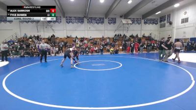 130 lbs Cons. Round 3 - Alex Sarkosh, Gunn vs Tyce Bowen, Los Gatos